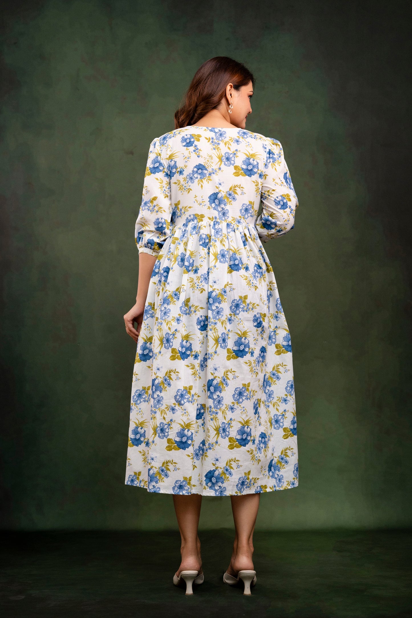 BAAGH BAHAAR COTTON MIDI DRESS