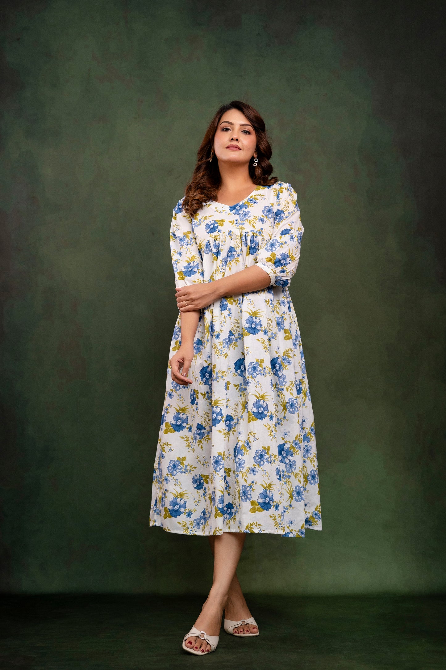 BAAGH BAHAAR COTTON MIDI DRESS