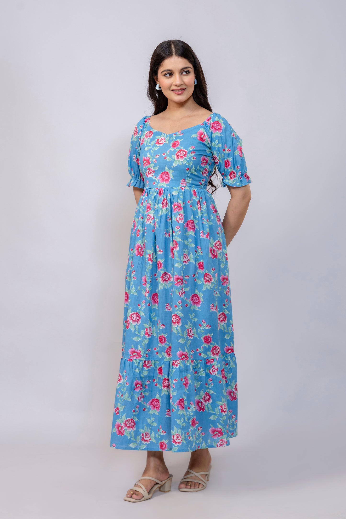 CLIARA MIDI WITH CORSET STYLE WAISTLINE