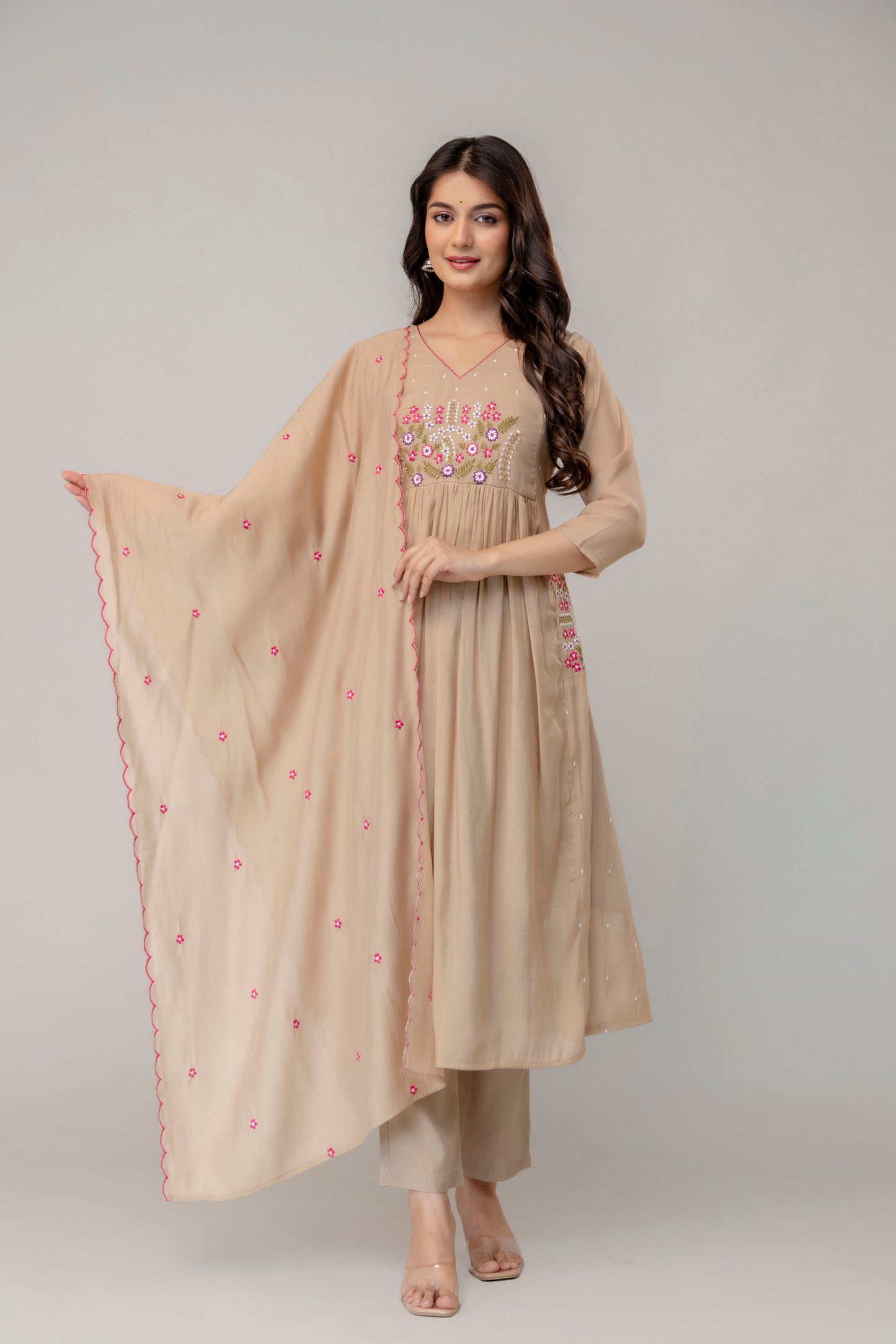 RIWAYAT BEIGE SUIT SET