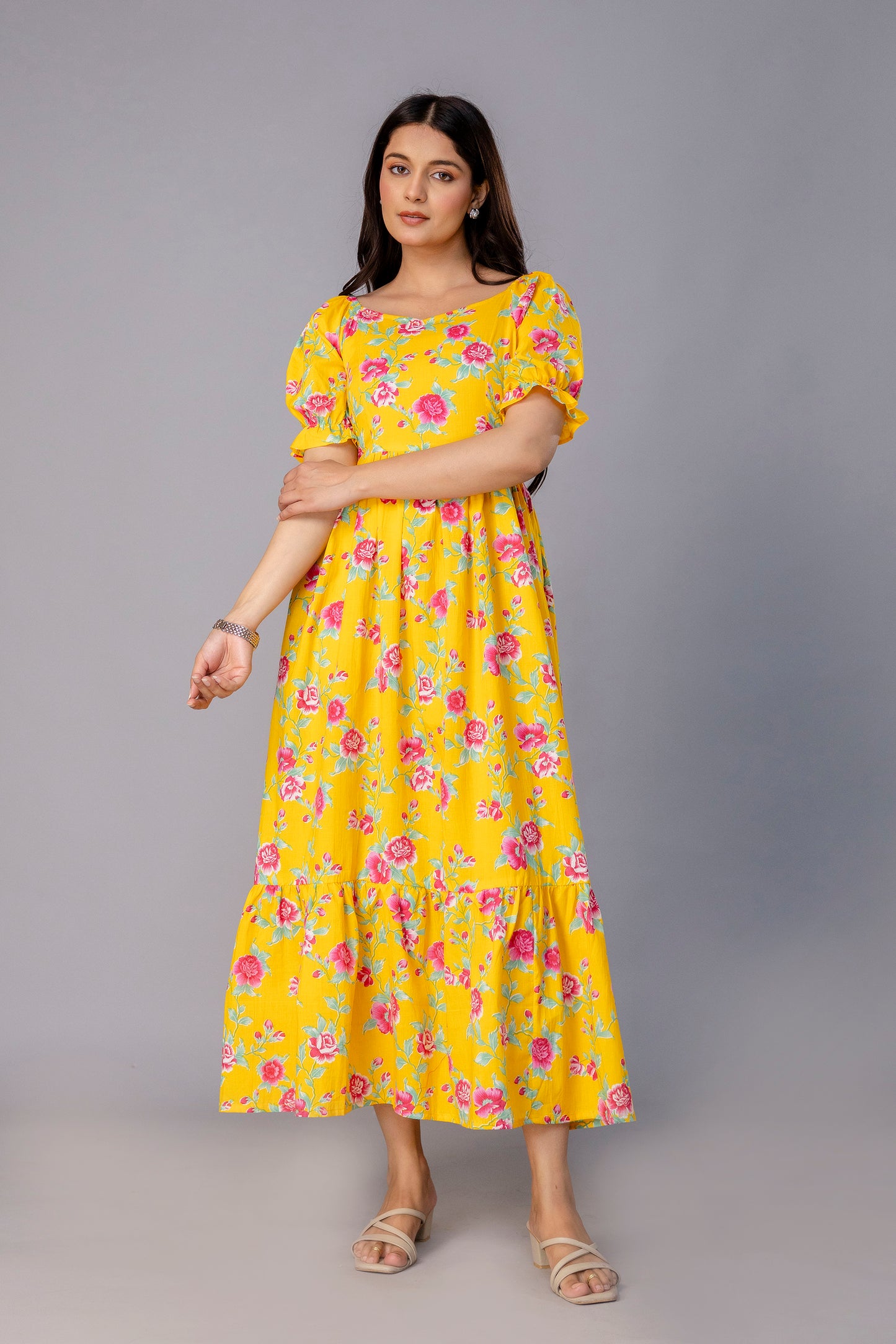 MARIGOLD MIDI WITH CORSET STYLE WAISTLINE