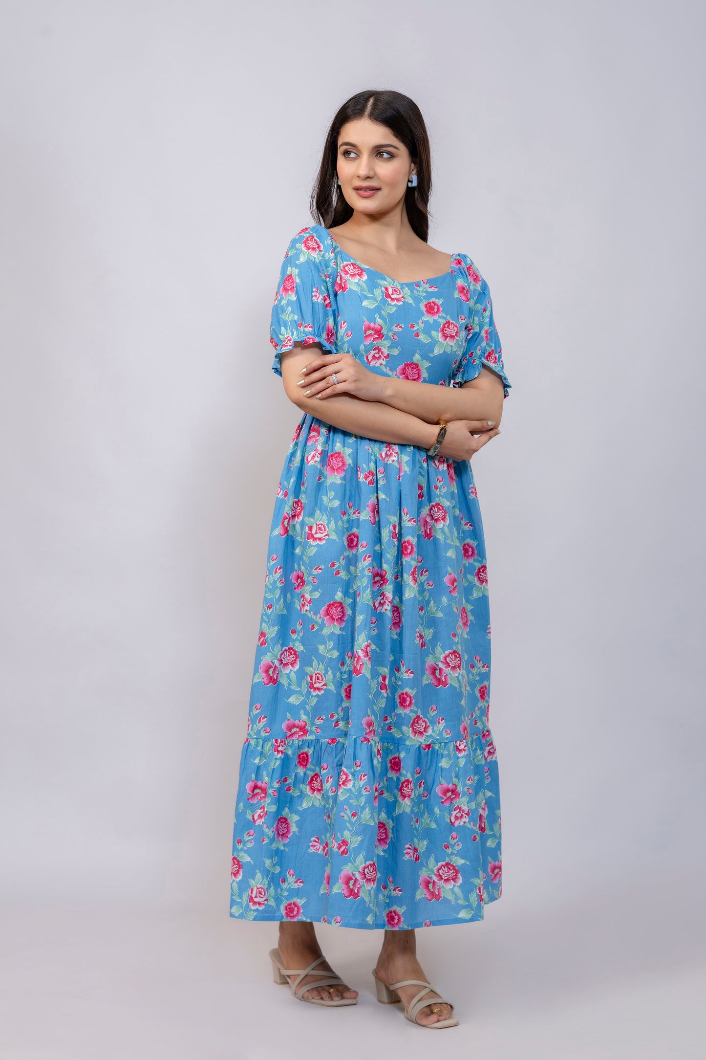 CLIARA MIDI WITH CORSET STYLE WAISTLINE