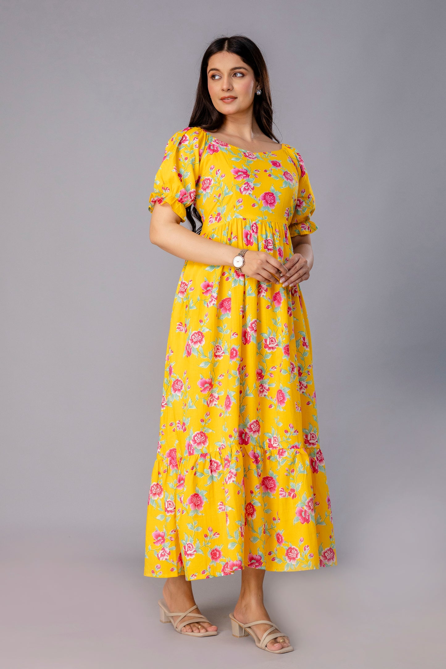 MARIGOLD MIDI WITH CORSET STYLE WAISTLINE