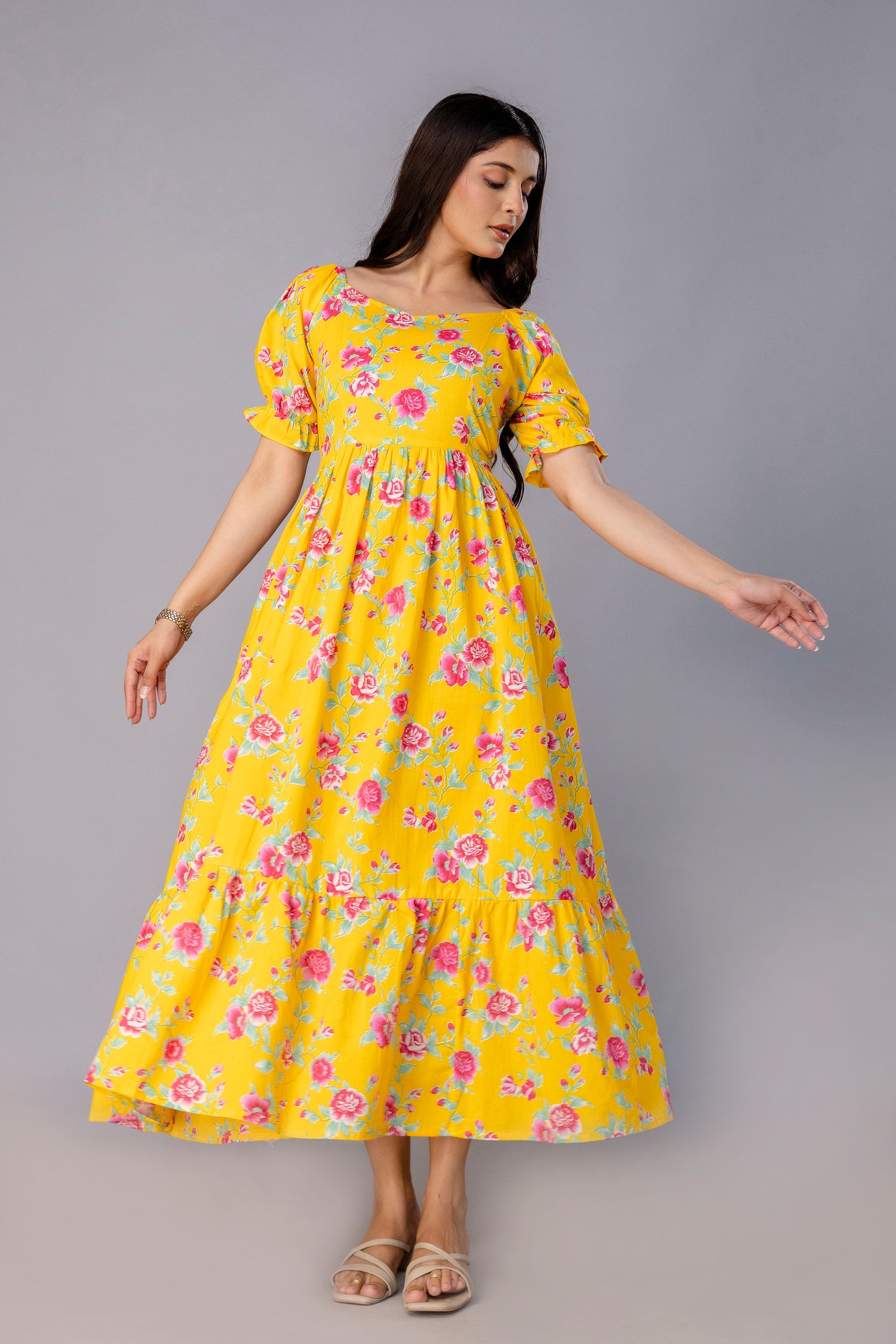 MARIGOLD MIDI WITH CORSET STYLE WAISTLINE