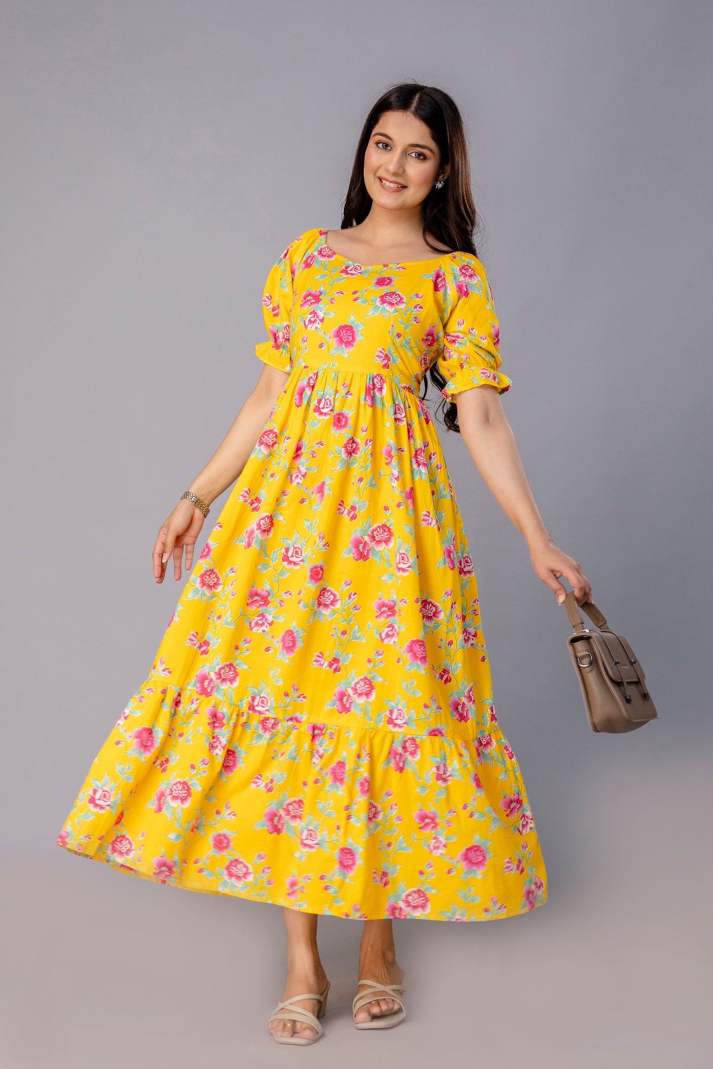 MARIGOLD MIDI WITH CORSET STYLE WAISTLINE