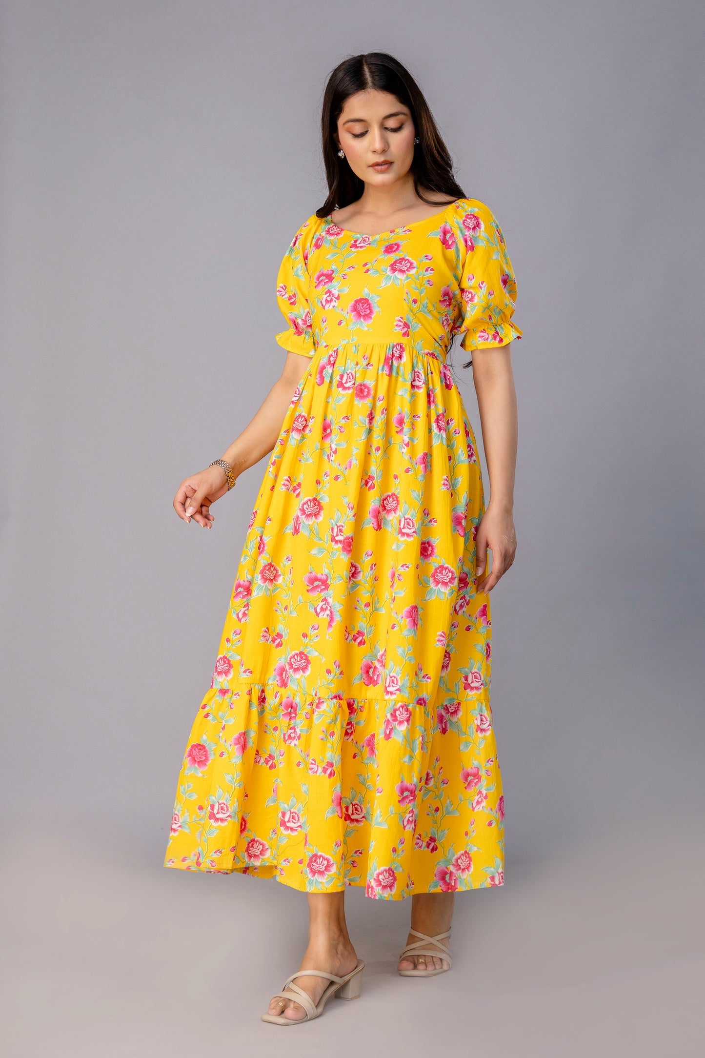 MARIGOLD MIDI WITH CORSET STYLE WAISTLINE