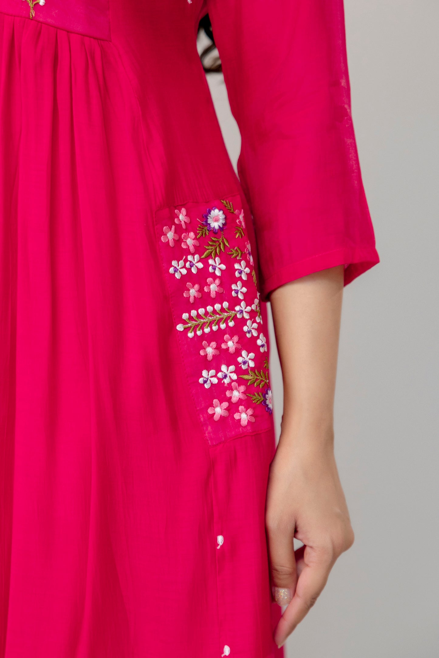 CHANDERI CHARM SUIT SET