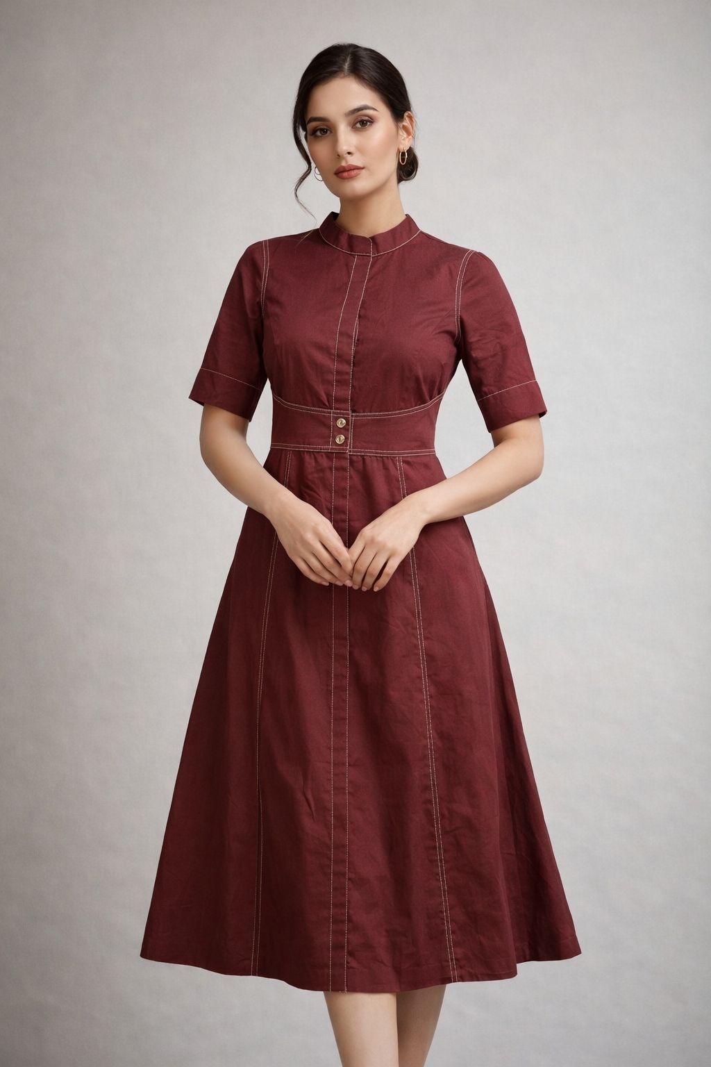 CRIMSON LINE DRESS